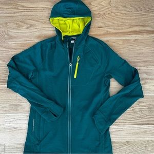 Men’s icebreaker merino wool zip front hoodie